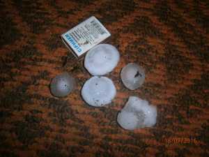 На Сумщине выпал град размером с куриное яйцо