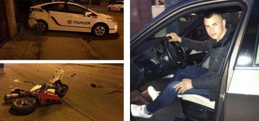 В Чернівцях мотоцикліст, якого переслідувала поліція, розбився насмерть