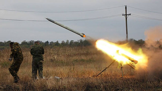 Боевики при обстрелах Красногоровки применили «Град-П»