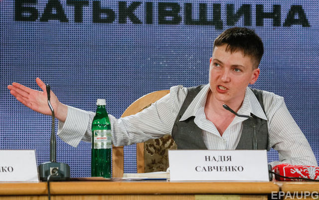 Савченко объявила голодовку, протестуя против бездеятельности власти