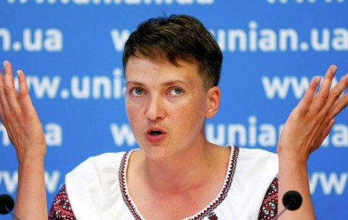 Прес-конференція Савченко: не співайте оссан, щоб потім не розпинати