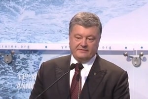 Порошенко: я буду первым, кто поддержит отмену санкций с России