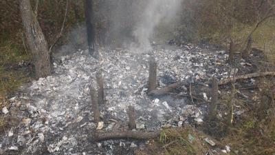 Прикордонники виявили порушників, які намагалися «спалити» контрабандний тютюн