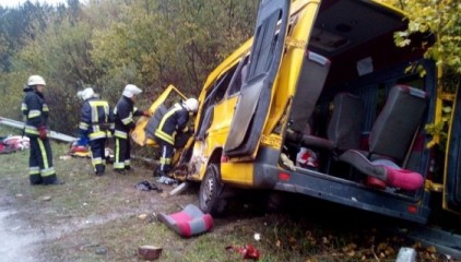 Задержан водитель грузовика, который раздавил маршрутку с пассажирами