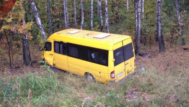 В Киевской области пассажирский автобус въехал в дерево, 11 пострадавших