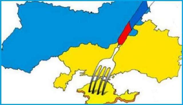 Под Киевом установили памятный знак Украины без Крыма (ФОТО)