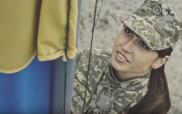 Пограничники показали видео присяги украинских военнослужащих