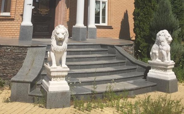 Из дачи Пшонки под Киевом похитили мраморные скульптуры