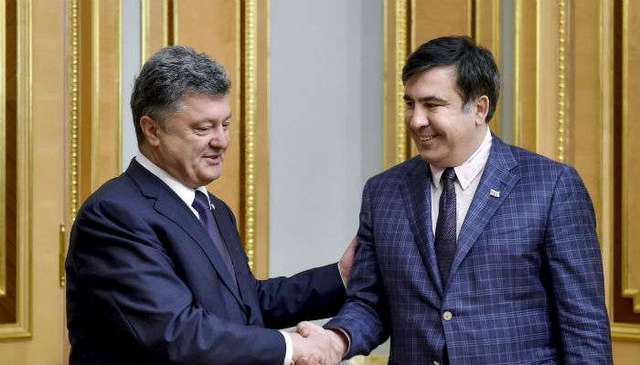 Саакашвили сообщил о встрече с Порошенко