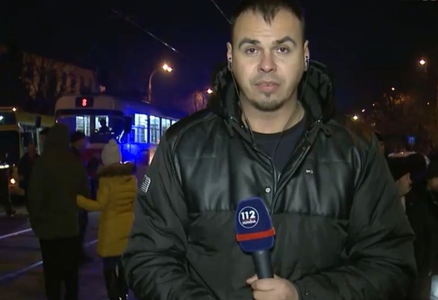 В Киеве протестующие перекрыли дорогу из-за отсутствия отопления