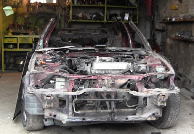 В Киеве задержан угонщик, который распродавал угнанное авто по деталям