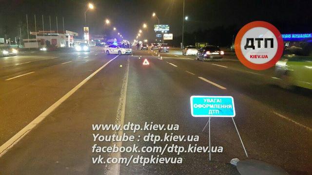 Пешеход-нарушитель попал под колеса на столичном проспекте