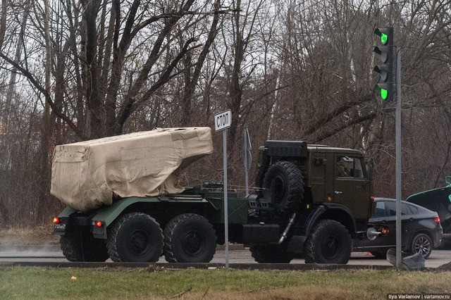 На улицах оккупированого Симферополя появились танки