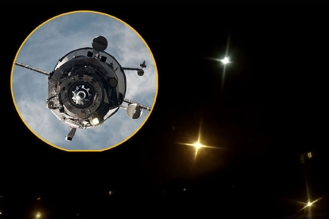 Падение российского космолета сняли на видео