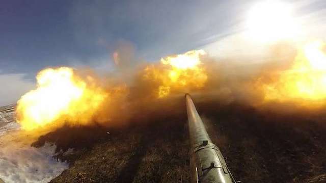 Боевики у Широкино пустили в ход 152 мм артиллерию (ВИДЕО)