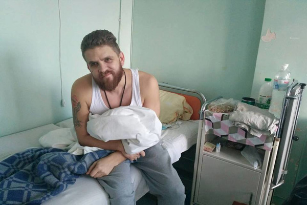 В Киеве мажор-сепаратист жестоко избил героя Революции достоинства: фотофакт