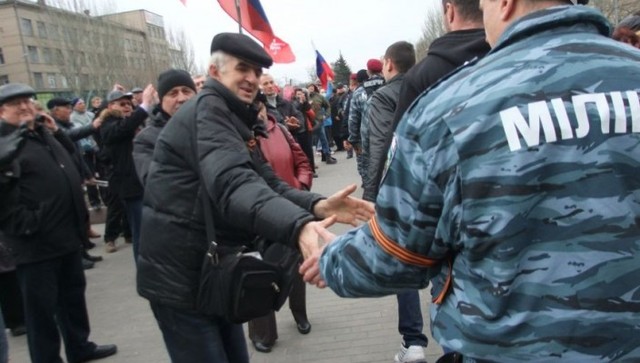 В новогоднюю ночь за правопорядком в «ДНР» следил «Беркут»