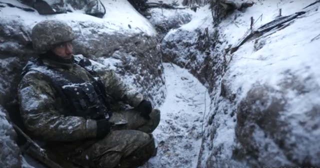 Журналист показал отбитые у боевиков позиции под Светлодарском