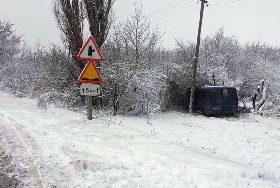 На Донеччині мікроавтобус збив жінку з донькою