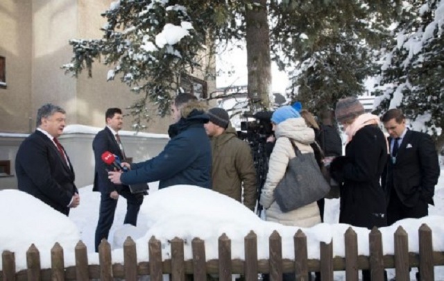 Кличко и Лещенко не отказались позавтракать с Пинчуком