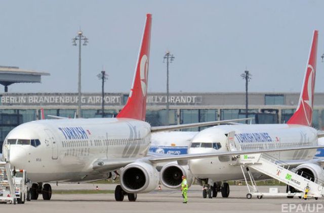 Turkish Airlines меняет маршрут полетов из Киева