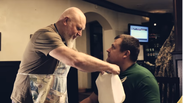 Филатов снялся в рекламе пиццы