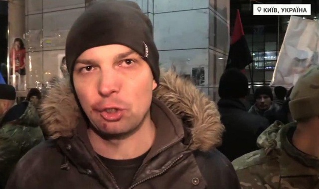 Нардеп Соболєв бив поліцейського. Заявив, що постраждав під час сутичок