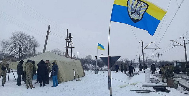 Блокадники готовят первый блокпост на границе с РФ близ Конотопа