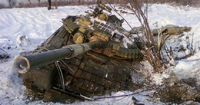 Украинские бойцы АТО уничтожили танк террористов, – волонтёр