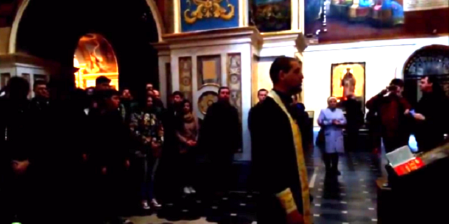 В Киево-Печерской Лавре состоялась служба на украинском языке