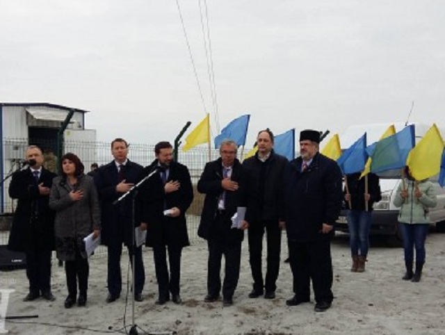 Телевежу на Чонгарі офіційно відкрили