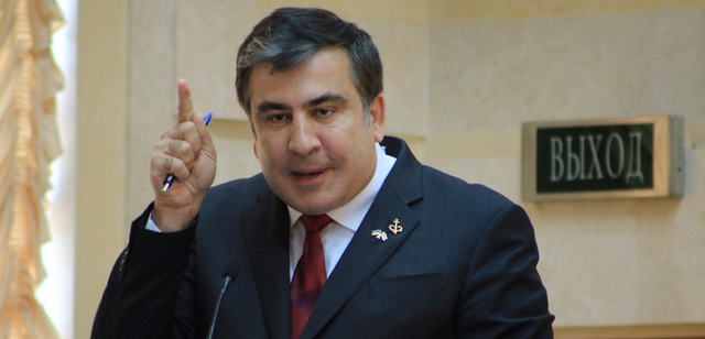 Саакашвили выгнал блогера за вопрос