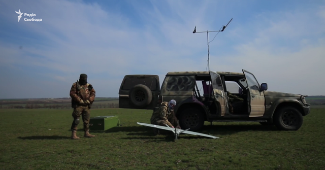 Появилось видео работы украинской разведки на передовой