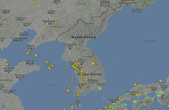 Пассажирские самолеты облетают КНДР