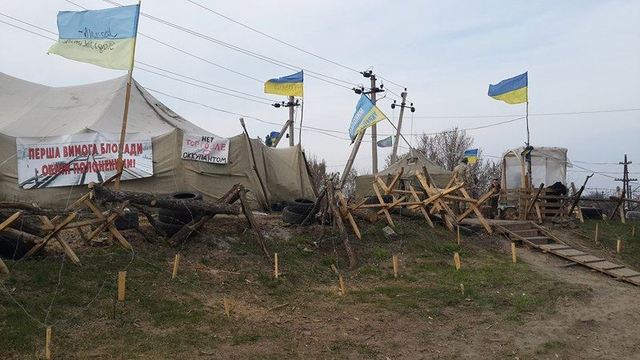 К участникам блокады Донбасса прибыло подкрепление