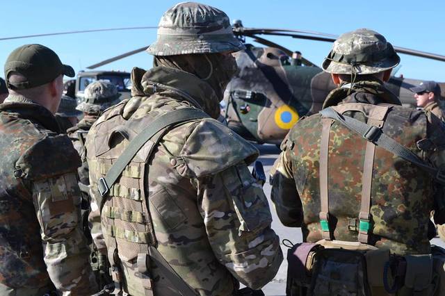 Украинская разведка провела тактические учения в зоне АТО