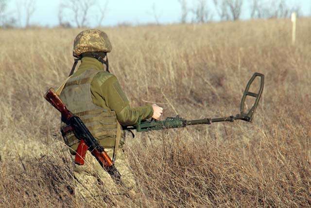 В зоне проведения АТО найдены российские противопехотные мины