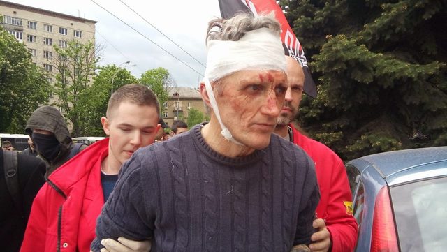 В киевском офисе ОУН полицейские задержали более 20 человек