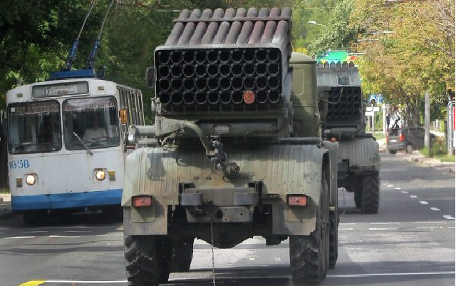 Стало известно, куда направилась российская военная техника, принимавшая участие в военных парадах в оккупированном Донецке и Луганске