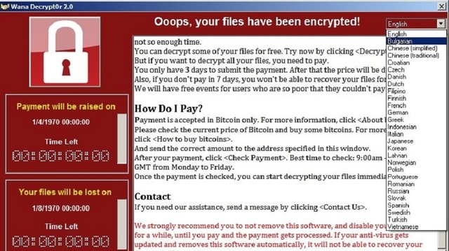Вирус WannaCry не смог заразить украинские государственные сайты
