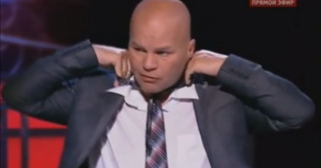 Роль украинского участника на российских ток-шоу