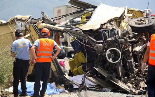 В Турции перевернулся автобус с украинцами