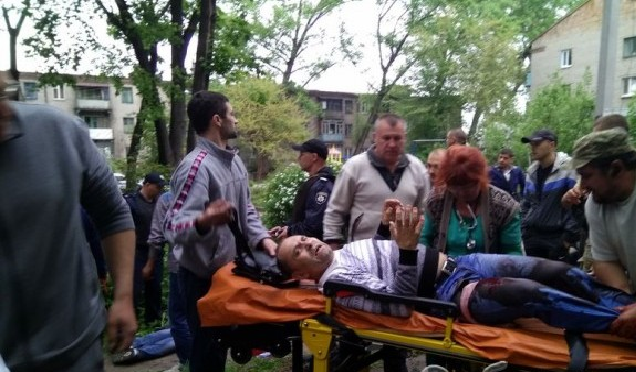 Появилось полное видео стрельбы в таксиста "охранником Яроша"