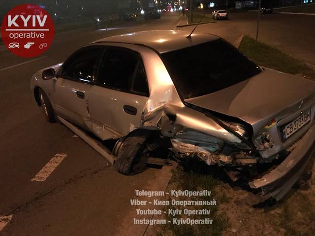 В центре Киева ДТП с участием 5 авто