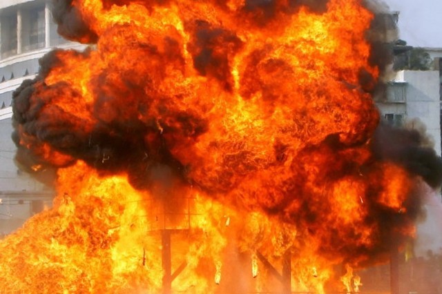 В Дарницком районе Киева произошел взрыв на СТО, есть пострадавшие