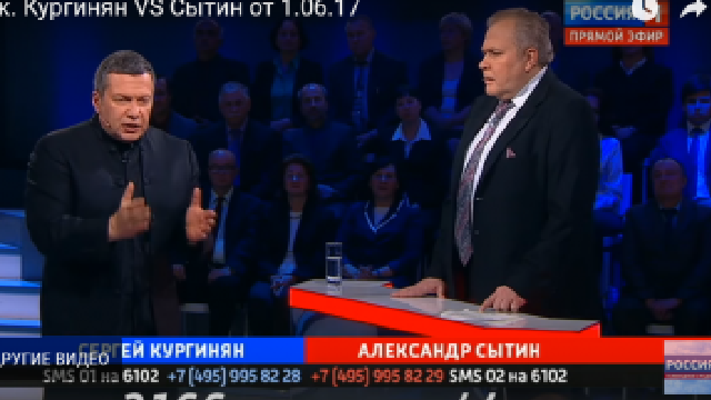 Оппозиционер вызвал бешенство россиян в прямом эфире на росТВ у Соловьева