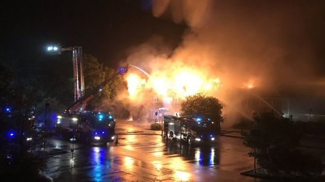 В Британии вновь произошел масштабный пожар