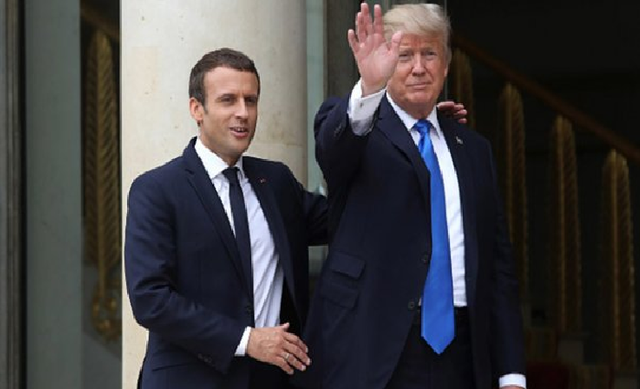 Макрон с Трампом поговорили об Украине