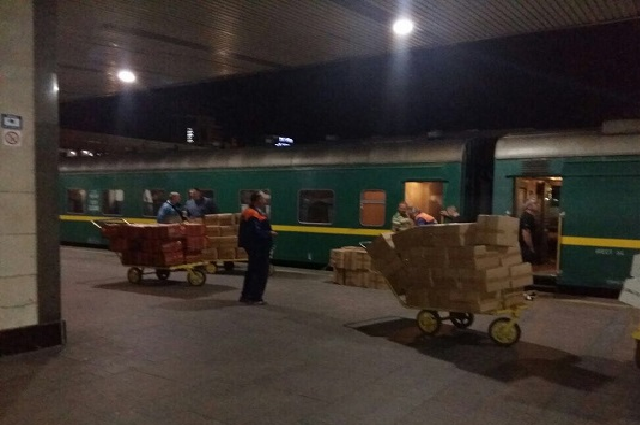 В Киеве на вокзале перехватили контрабандные спиннеры из России