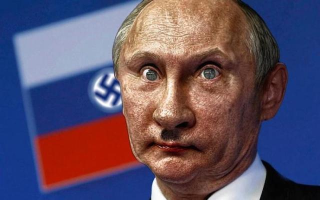 В России активистку арестовали за снимок Путина-нациста